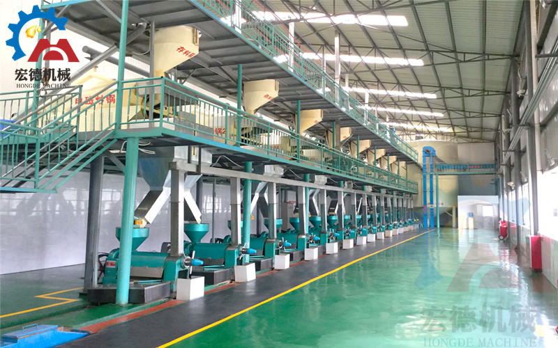 熱榨菜籽油生產(chǎn)線